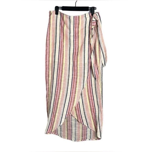 Free People NWT Aubrey Sarong Skirt in Multi Combo Size 8 - Picture 6 of 7